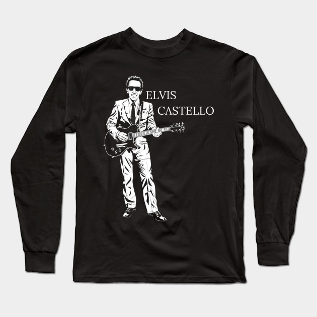 Elvis Castello Long Sleeve T-Shirt by Aldrvnd